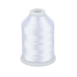 Simthread 001 White Embroidery Thread 1000m 