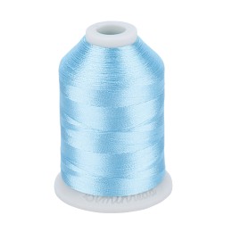 Simthread 017 Light Blue Embroidery Thread 1000m