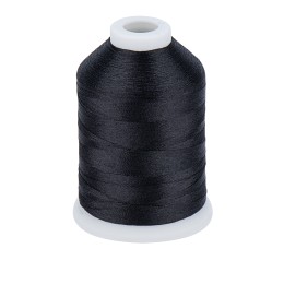 Simthread 900 Black Embroidery Thread 1000m