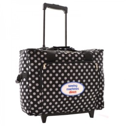 Sewing Machine Trolley Bag with Polka Dots