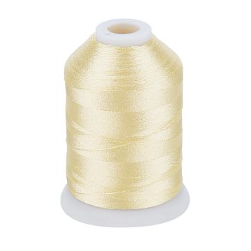 Simthread 010 Cream Brown Embroidery Thread 1000m